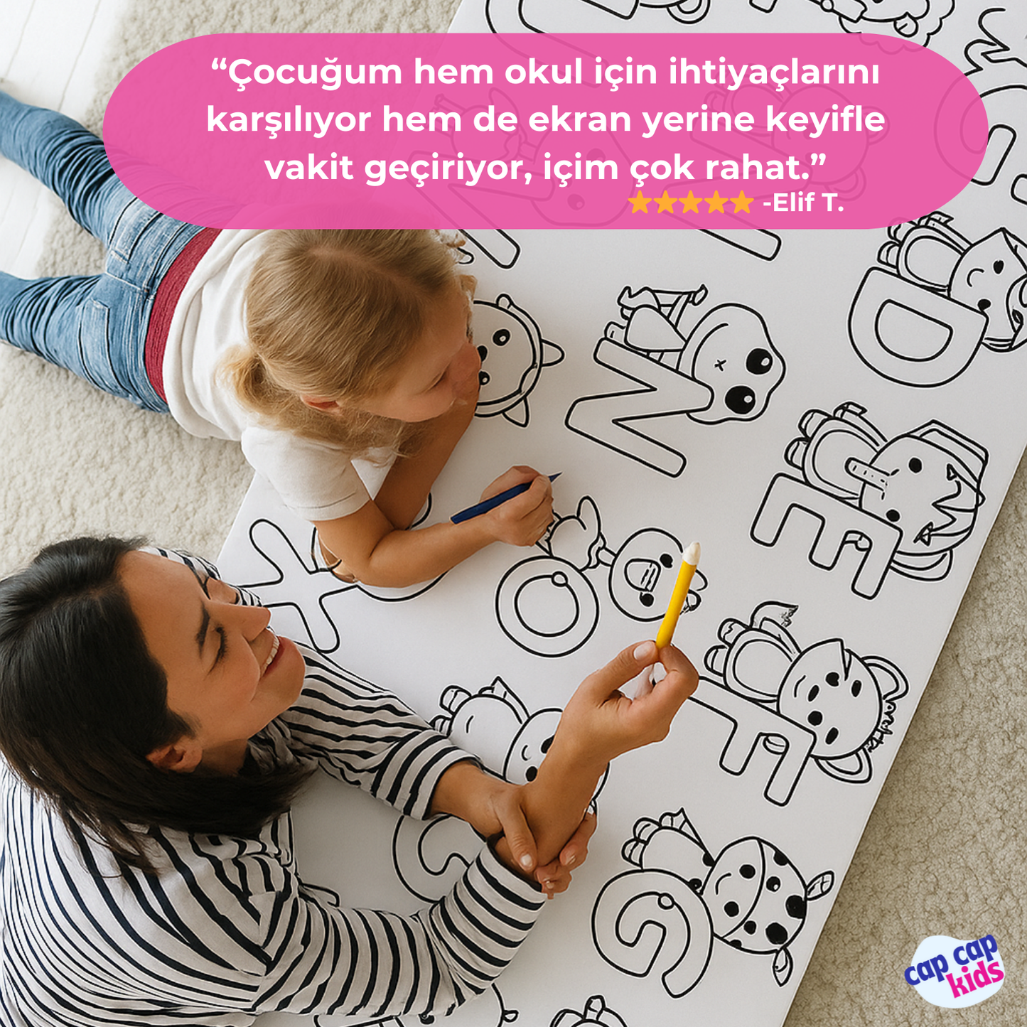 Ekransız Aktivite Boyama Seti
