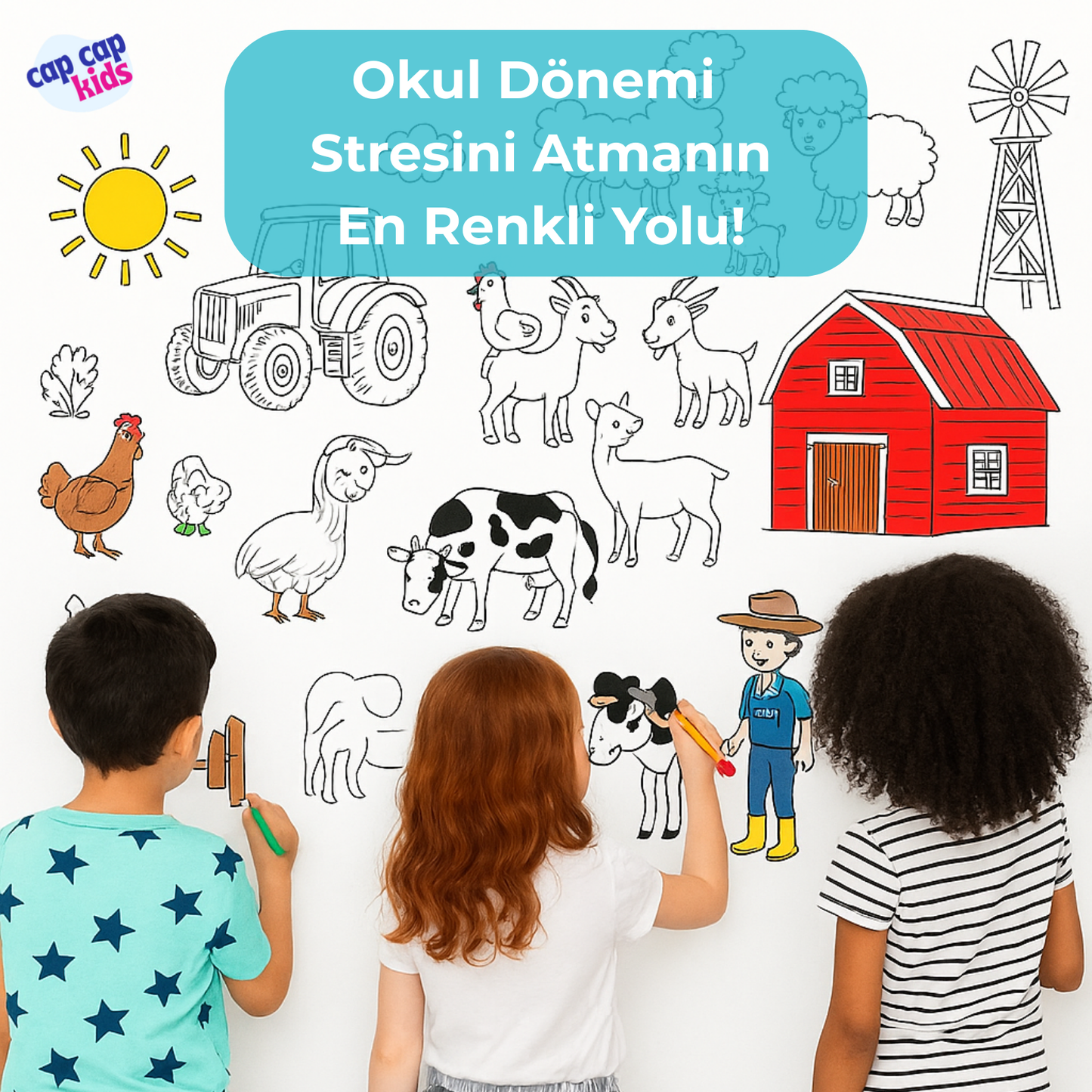 Ekransız Aktivite Boyama Seti